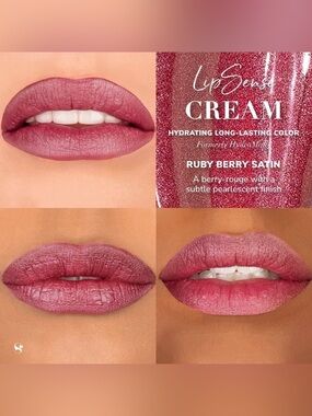 LipSense Creamy Lip Color - Ruby Berry Satin